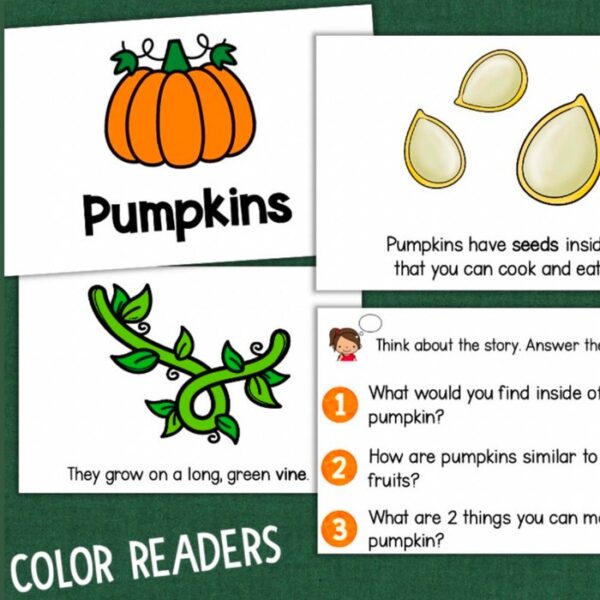 pumpkins decodable reader